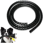 Tianyi - 5m gaine cable, cache cable protecteur de cordon pour chien et chat gaine spirale flexible gaine ...