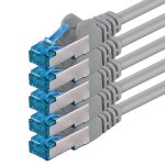 Tianyi - 5x 0, 25 m - cble rseau cat - 6a cble ethernet lan patch connecteur rj - 45 sftp 10gb / s ...