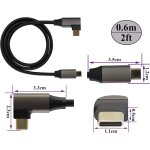 Tianyi - 90 degrés usb c vers usb c 3. 1 câble angle droit usb 3. 1 type c mâle a mâle d'extension câble ... Tianyi - 90 degrés usb c vers usb c 3. 1 câble angle droit usb 3. 1 type c mâle a mâle d'extension câble ...