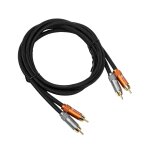 Tianyi - cble 2rca vers 2rca, cble audio stro plaqu or 2 rca mle vers 2 rca mle pour systmes ...