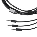 Tianyi - câble audio double 3, 5 mm vers double 3, 5 mm, adaptateur répartiteur en y 1 / 8 trs mâle vers ... Tianyi - câble audio double 3, 5 mm vers double 3, 5 mm, adaptateur répartiteur en y 1 / 8 trs mâle vers ...