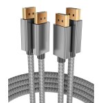 Tianyi - câble displayport 8k 60hz 2m(2 - pack), cordon ultra rapide dp 1. 4 mâle pour ordinateur portable ... Tianyi - câble displayport 8k 60hz 2m(2 - pack), cordon ultra rapide dp 1. 4 mâle pour ordinateur portable ...
