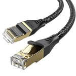 Tianyi - cble ethernet cat 8, 3m rj45 lan gigabit rseau ftp poe, cble ethernet rapide compatible avec ...