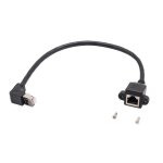 Tianyi - cble d'extension rseau cat6 rj45 lan, cble d'extension rseau cat6e 90 rj45 mle  femelle, ...