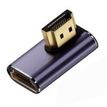 Tianyi - cble hdmi 8k mle vers hdmi 2. 1 femelle vertical coud  90 degrs uhd adaptateur d'extension ...