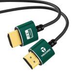 Tianyi - cble hdmi fin 10m, ultra doux cble hdmi vers hdmi extrmement flexible et fin supporte haute ...