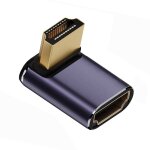Tianyi - cble hdmi mle 8k vers hdmi 2. 1 femelle vertical coud  90 degrs uhd profil bas adaptateur ...