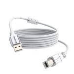Tianyi - cble imprimante, usb 2 mtres 2. 0 a mle vers usb b scanner cordon printer, usb cable a vers ...