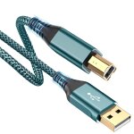 Tianyi - cble imprimante usb [5m] cble usb a mle vers usb b 2. 0 mle cble scanner nylon tress compatible ...