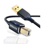 Tianyi - cāble d'imprimante usb 6 m - cāble scanner usb a vers usb b 2. 0 - pour imprimante hp, canon, ... Tianyi - cāble d'imprimante usb 6 m - cāble scanner usb a vers usb b 2. 0 - pour imprimante hp, canon, ...