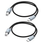 Tianyi - cble d'imprimante usb c vers usb b cble d'extension type b vers type c 2. 0 cble d'interface ...