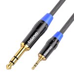 Tianyi - cble jack 3. 5mm vers 6. 35mm stro jack, cable audio jack 3, 5mm vers 6, 35mm nylon tress ...