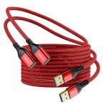 Tianyi - cble rallonge usb 3. 0 [1m + 1m / lot de 2] cble extension usb 3. 0 mle a vers femelle a ...