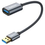 Tianyi - cble rallonge usb 3. 0, [5 pices 0, 3 m] cble extension usb 3. 0 mle a vers femelle a 5 ...