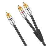 Tianyi - cble rca, 1 mle rca vers 2 mle rca cble diviseur y audio stro numrique pour caisson de ...