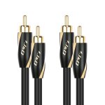 Tianyi - câble rca audiophiles, 24 awg 2rca mâle vers 2rca mâle câble audio stéréo, câble de subwoofer ... Tianyi - câble rca audiophiles, 24 awg 2rca mâle vers 2rca mâle câble audio stéréo, câble de subwoofer ...