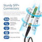 Tianyi - câble sfp + dac 10gb / s, 3m (10ft), câble sfp + 10gbase cu passif à paire torsadée directe ... Tianyi - câble sfp + dac 10gb / s, 3m (10ft), câble sfp + 10gbase cu passif à paire torsadée directe ...