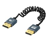 Tianyi - câble spiralé displayport, câble spiralé dp 4k @60hz pour moniteur de jeu, carte graphique, ... Tianyi - câble spiralé displayport, câble spiralé dp 4k @60hz pour moniteur de jeu, carte graphique, ...