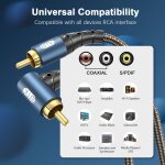 Tianyi - câble de subwoofer angle droit câble cinch rca 90 degrés prise rca cordon coudé phono plaqué ... Tianyi - câble de subwoofer angle droit câble cinch rca 90 degrés prise rca cordon coudé phono plaqué ...