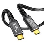 Tianyi - câble thunderbolt 4 usb4 1m - 40gbps transfert ultra - rapide 16k@30hz / 8k@60hz / 4k@144hz ... Tianyi - câble thunderbolt 4 usb4 1m - 40gbps transfert ultra - rapide 16k@30hz / 8k@60hz / 4k@144hz ...
