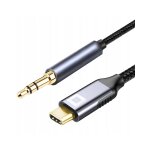 Tianyi - cble usb - c vers mini jack 3, 5 mm aux avec dac 128 khz hd, qualit audio suprieure, aluminium ...