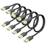 Tianyi - câble usb a court, 5 pièces 0. 5m câble usb a mâle vers mâle a, 5gbps câble transfert de données ... Tianyi - câble usb a court, 5 pièces 0. 5m câble usb a mâle vers mâle a, 5gbps câble transfert de données ...