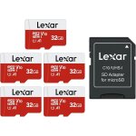 Tianyi - carte micro sd 32 go lot de 5 cartes, carte mmoire micro sd + adaptateur, microsdxc carte tf ...