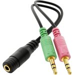 Tianyi - casque pc adaptateur en y - 1x prise jack 3, 5 mm ctia 4 broches trrs vers 2x prise 3, 5 mm ... Tianyi - casque pc adaptateur en y - 1x prise jack 3, 5 mm ctia 4 broches trrs vers 2x prise 3, 5 mm ...