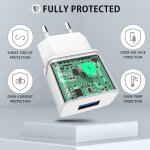 Tianyi - chargeur secteur - adaptateur usb universel mural (5v 1a) - compatible avec apple iphone 12 ... Tianyi - chargeur secteur - adaptateur usb universel mural (5v 1a) - compatible avec apple iphone 12 ...