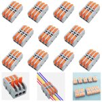 Tianyi - connecteur electrique rapide 11 pièces spl - 3m mini cable, levier - ecrou fil, compact ressort ... Tianyi - connecteur electrique rapide 11 pièces spl - 3m mini cable, levier - ecrou fil, compact ressort ...