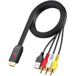 Tianyi - convertisseur av vers hdmi 150cm / 5ft - entrée mâle câble av vers hdmi conversion 16:9 / 4:3 ... Tianyi - convertisseur av vers hdmi 150cm / 5ft - entrée mâle câble av vers hdmi conversion 16:9 / 4:3 ...