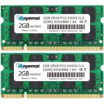 Tianyi - ddr2 667 pc2 - 5300 ram 4gb kit (2x2gb) sodimm 1. 8v cl5 mémoire pour ordinateur portable Tianyi - ddr2 667 pc2 - 5300 ram 4gb kit (2x2gb) sodimm 1. 8v cl5 mémoire pour ordinateur portable