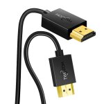Tianyi - flexible et slim cble hdmi 5m, ultra thin hdmi vers hdmi cable supporte 3d 4k@60hz / 2160p ...