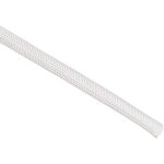 Tianyi - gaine isolation tresse 3 mtres 5mm haute temprature fibre verre manchon cble protecteur blanc ...