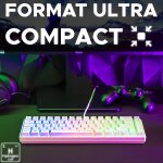 Tianyi - keyz hydrogen, clavier gamer 60%, semi - mécanique filaire azerty, rétroéclairage multicolore ... Tianyi - keyz hydrogen, clavier gamer 60%, semi - mécanique filaire azerty, rétroéclairage multicolore ...