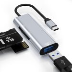 Tianyi - lecteur carte sd usb c 3. 0, adaptateur micro avec port usb 3. 0 / sd / tf, adaptateur carte ...