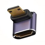 Tianyi - mini adaptateur convertisseur hdmi 2. 1, mini hdmi mle vers hdmi femelle 90 degrs uhd coud ...