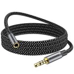 Tianyi - rallonge jack audio 3. 5 mm 4 ples pour casque micro, nylon tress jack mle vers femelle cble ...