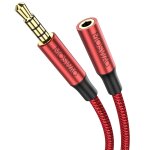 Tianyi - rallonge jack audio 3. 5 mm 4 pôles pour casque micro, nylon tressé jack mâle vers femelle câble ... Tianyi - rallonge jack audio 3. 5 mm 4 pôles pour casque micro, nylon tressé jack mâle vers femelle câble ...