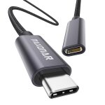 Tianyi - rallonge usb c 1, 5 m usb3. 2 (10 gbit / s) type c prise d'extension 5a charge pour macbook ...