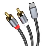 Tianyi - rca vers usb - c audio cble par - usb - c vers 2 rca mles - rca y rpartiteur - adaptateur ...