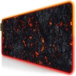Tianyi - - rgb tapis de souris gaming xxl - led lumineuse tapis de souris multicolore 11 modes - 800 ...