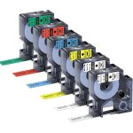 Tianyi - ruban pour etiqueteuse compatible pour dymo d1 cassette, 12mm x 7m étiquette, compatible avec ... Tianyi - ruban pour etiqueteuse compatible pour dymo d1 cassette, 12mm x 7m étiquette, compatible avec ...