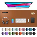 Tianyi - sous - main, tapis de bureau en cuir pu, tapis de souris, protection de bureau antidrapante, ...