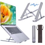 Tianyi - support ordinateur portable, support pc portable aluminium ventilé pliable à 6 niveaux de réglable, ... Tianyi - support ordinateur portable, support pc portable aluminium ventilé pliable à 6 niveaux de réglable, ...