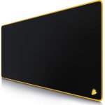 Tianyi - titanwolf - tapis de souris gaming bordure jaune 900x400mm - sous - main bureau gamer extra ...