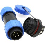 Tianyi - ty20 connecteur tanche 5 broches pour l'aviation, mle, femelle, connecteur de cble, femelle, ...