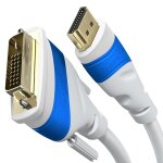 Tianyi - u2013 adaptateur hdmi dvi avec protection contre interfrences signal a. i. s. u2013 3m (cable ...