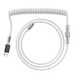 Tianyi - x attack shark c04c cble de clavier de jeu mcanique spiral, cble de clavier usb c aviator ...