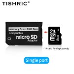 Tishric - adaptateur micro sd tf vers ms, lecteur de carte mmoire, mini memory stick, pro duo, sony ...